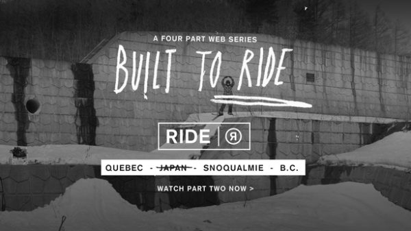 RIDE Snowboards descends upon Japan in episode 2 of “Built to Ride” web series
