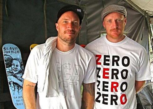 Crossroads and Black Box founder Jamie Thomas with Chad Foreman