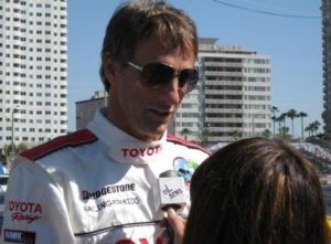 Tony Hawk will drive in the Long Beach Toyota Pro/Celebrity race