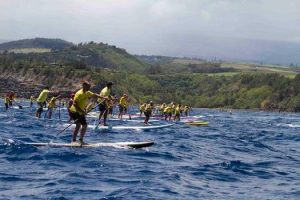 Paddlers and spectators celebrate the ocean at OluKai's Ho'olaule'a