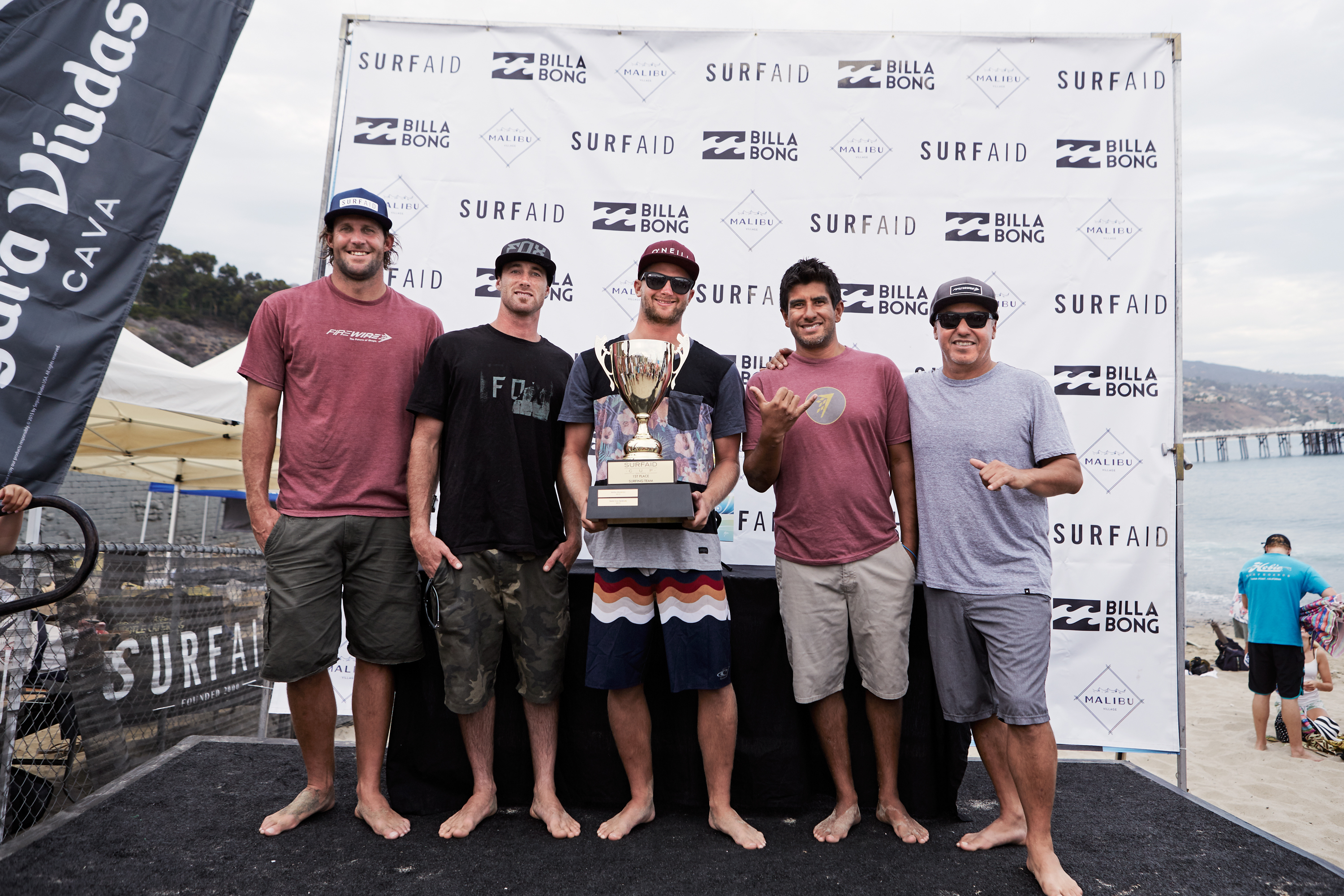 Billabong SurfAid Cup winners