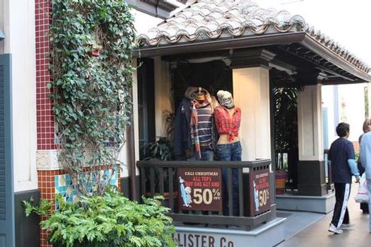 A Hollister store at Irvine Spectrum.
