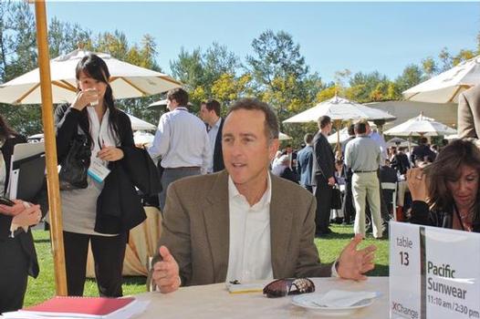 PacSun CEO Gary Schoenfeld talking to analysts and investors at the ICR XChange Thursday.