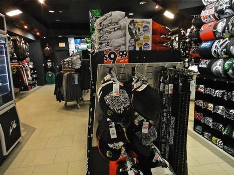The No Fear store at Fashion Valley in San Diego on Black Friday. Shop-eat-surf file photo.