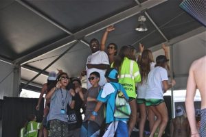 Scenes from the Nike US Open