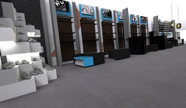A rendering of Jack's new Jack's Garage store in Huntington Beach in the old Closet location on Main Street.