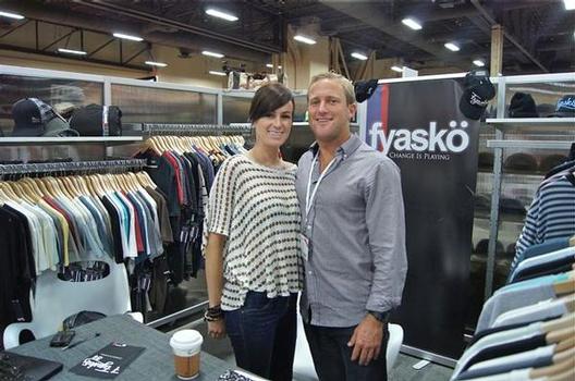 Fyasko's Hannah Sacks and Mike Murphy at S.L.A.T.E. Photo by Shelby Stanger for Shop-eat-surf.