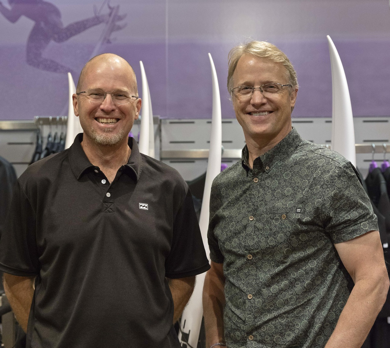 Billabong CFO Jim Howell and CEO Neil Fiske - Photo courtesy of Billabong
