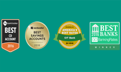 CIT Bank Recognized as one of the Best Online Banks By GOBankingRates in Fifth Annual Rankings