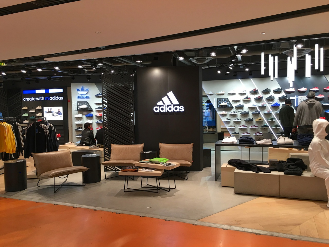 The Adidas section at Citadium in Paris - SES file photo
