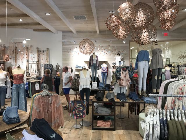 The Free People store at the revamped International Marketplace in Waikiki