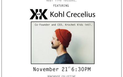 Boat Co Talk Show Continues with Kohl Crecelius of Krochet Kids intl.
