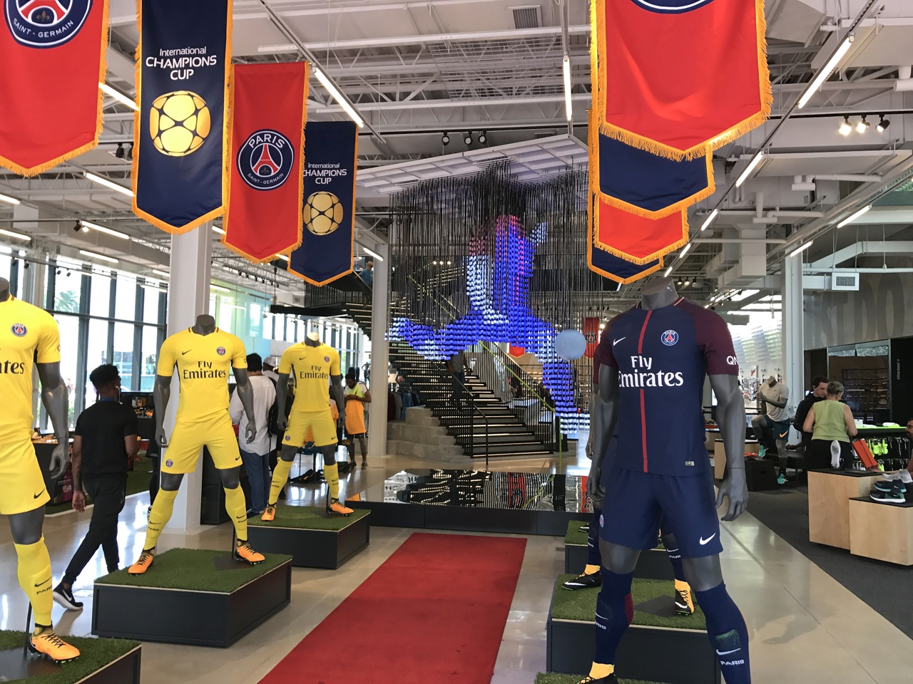 The store entrance