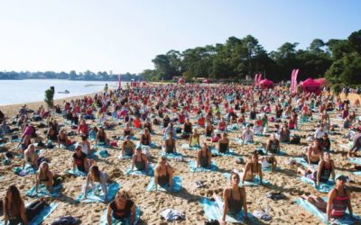 Big Crowds Turnout for #ROXYFITNESS Hossegor