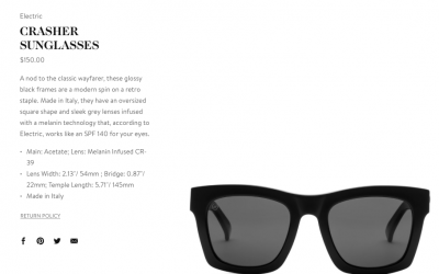 Electric launches Women’s Collection on goop