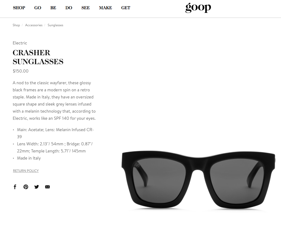 Photo courtesy of goop