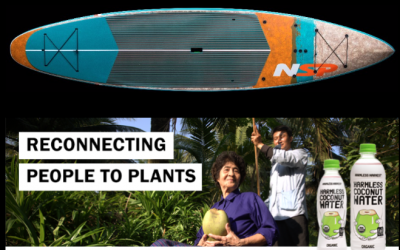NSP Surfboards Partners with Harmless Harvest