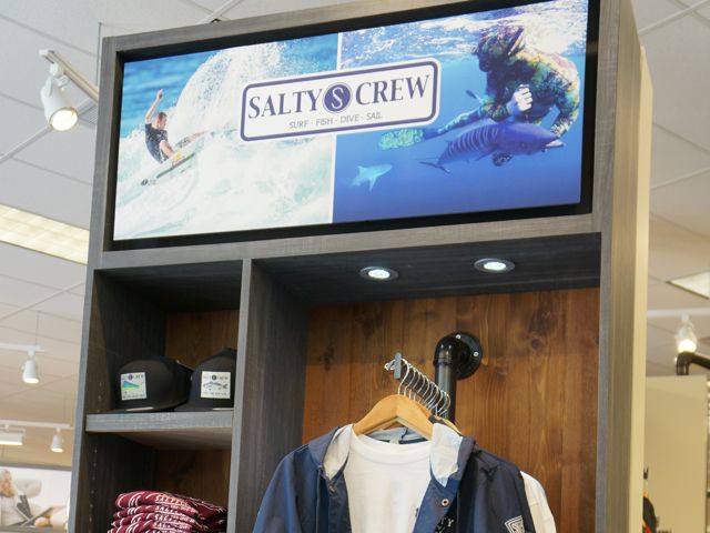 A Salty Crew section at Sun Diego. The brand is one of the fastest growing young brands in the industry. SES file photo.