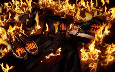 Vans Commemorates Thrasher Magazine’s Iconic Flame Motif