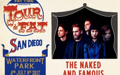 The Naked and Famous to Headline Fat Tire’s Tour de Fat in San Diego on July 8