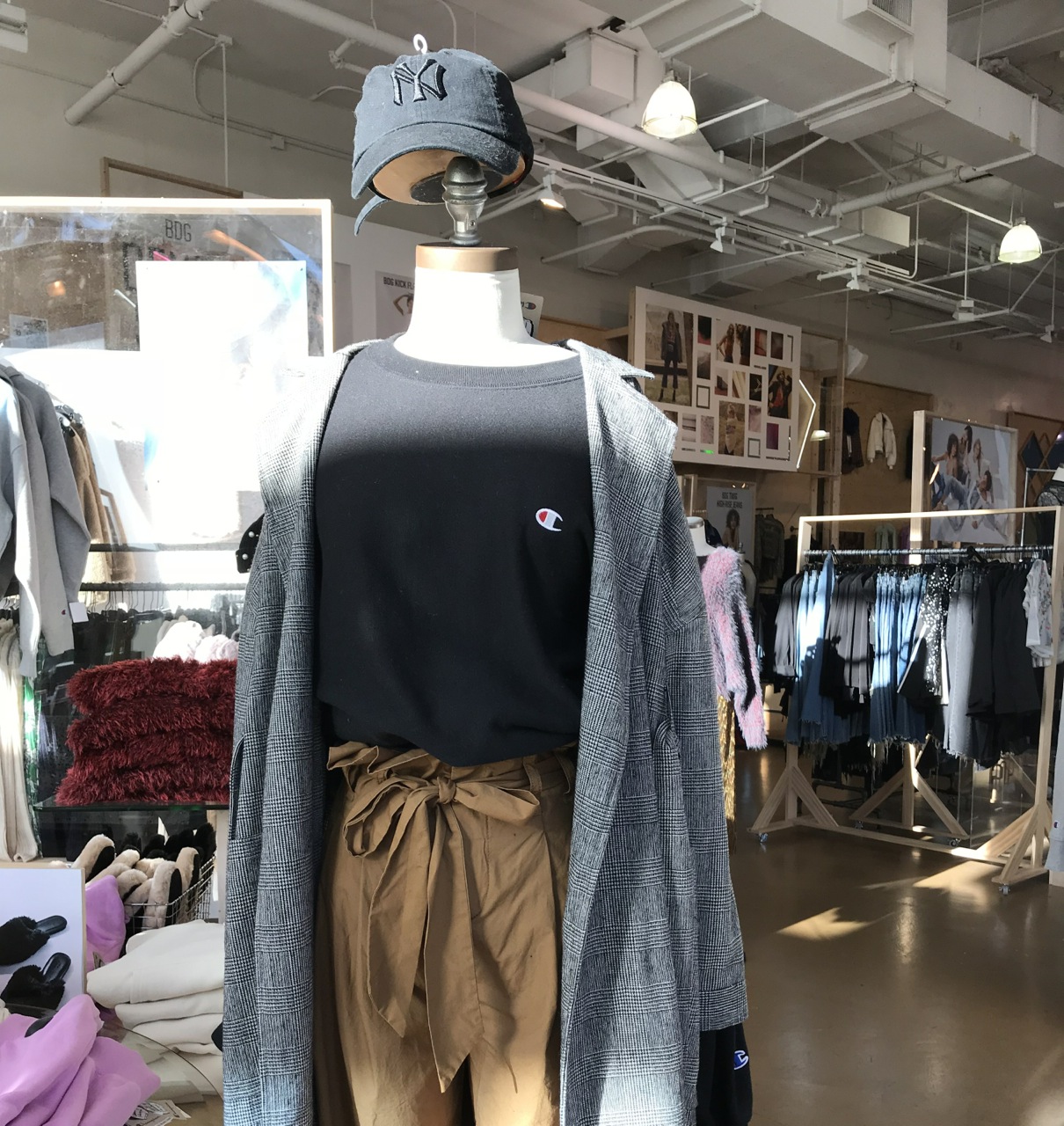 An apparel display at Urban Outfitters this weekend - Photo by SES