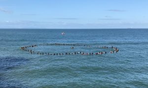 Photos from Pierre Agnes Paddle Out in HB
