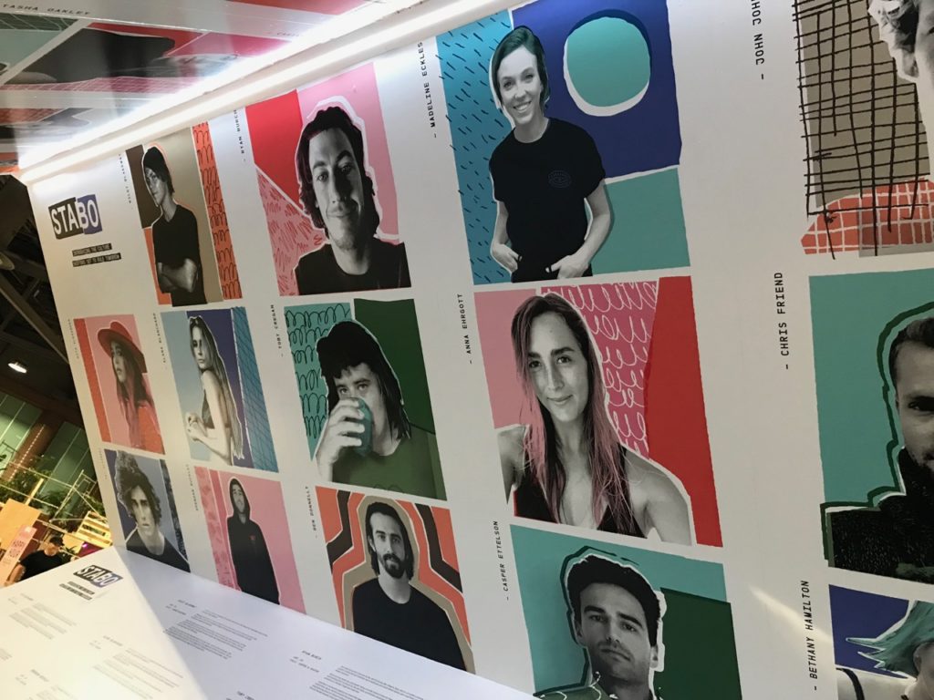 Stab created a "30 under 30" installation showcasing influencers