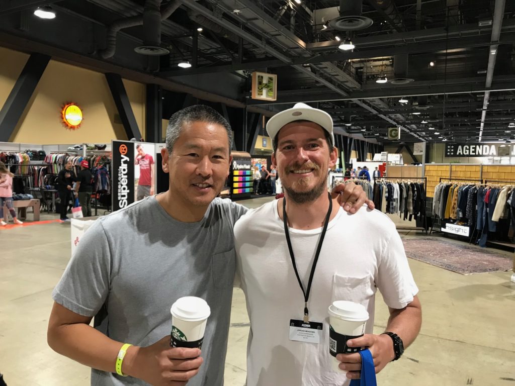 Ted Li of Boardriders and Jordan Meadows of Jack's