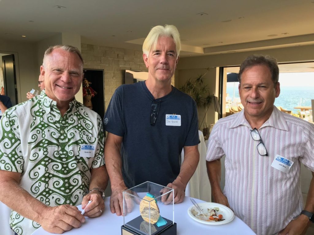 Randy Hild with Surfline's Dave Gilovich and Jeff Berg