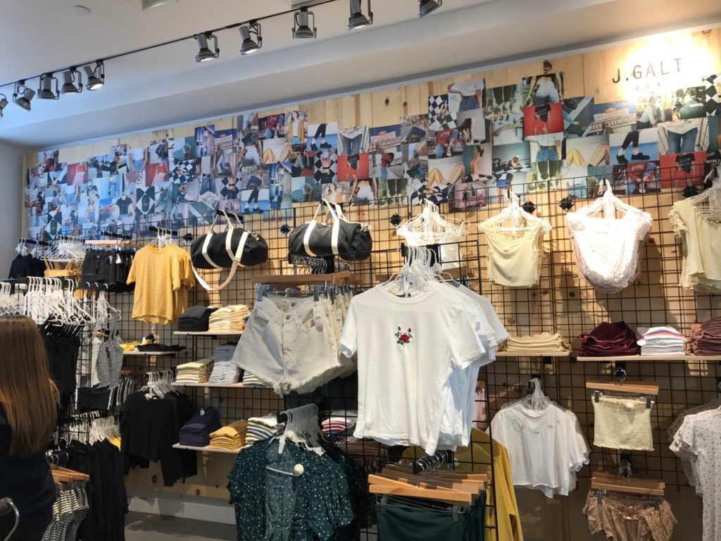 J Galt is a big brand for PacSun Women's