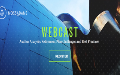 Moss Adams Webcast: Retirement Plan Challenges and Best Practices