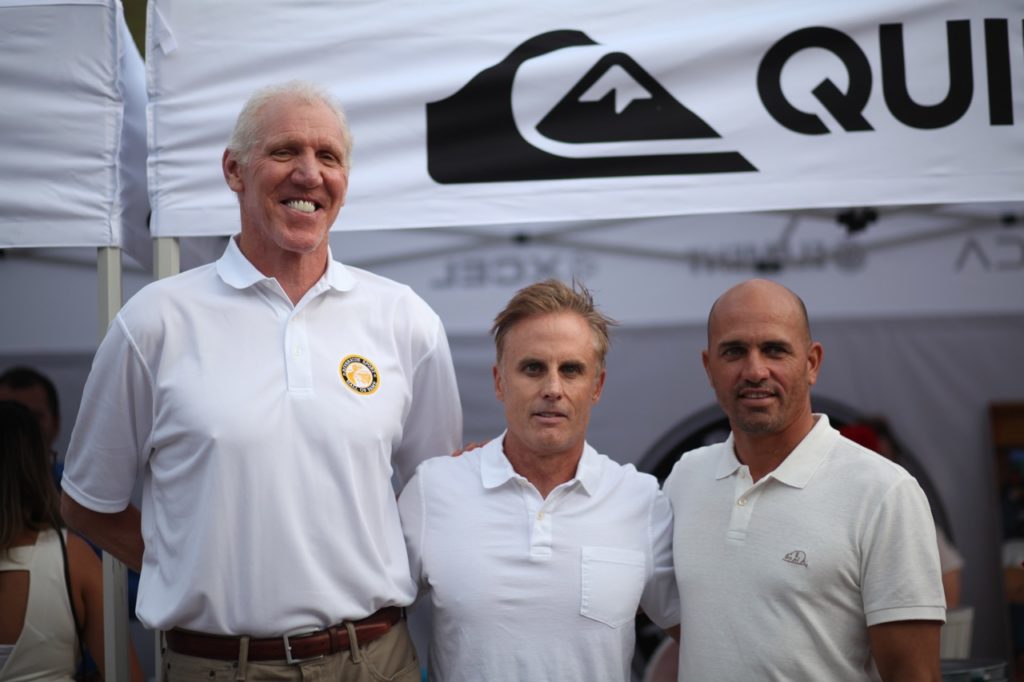 Bill Walton, Terry Hardy, Kelly Slater