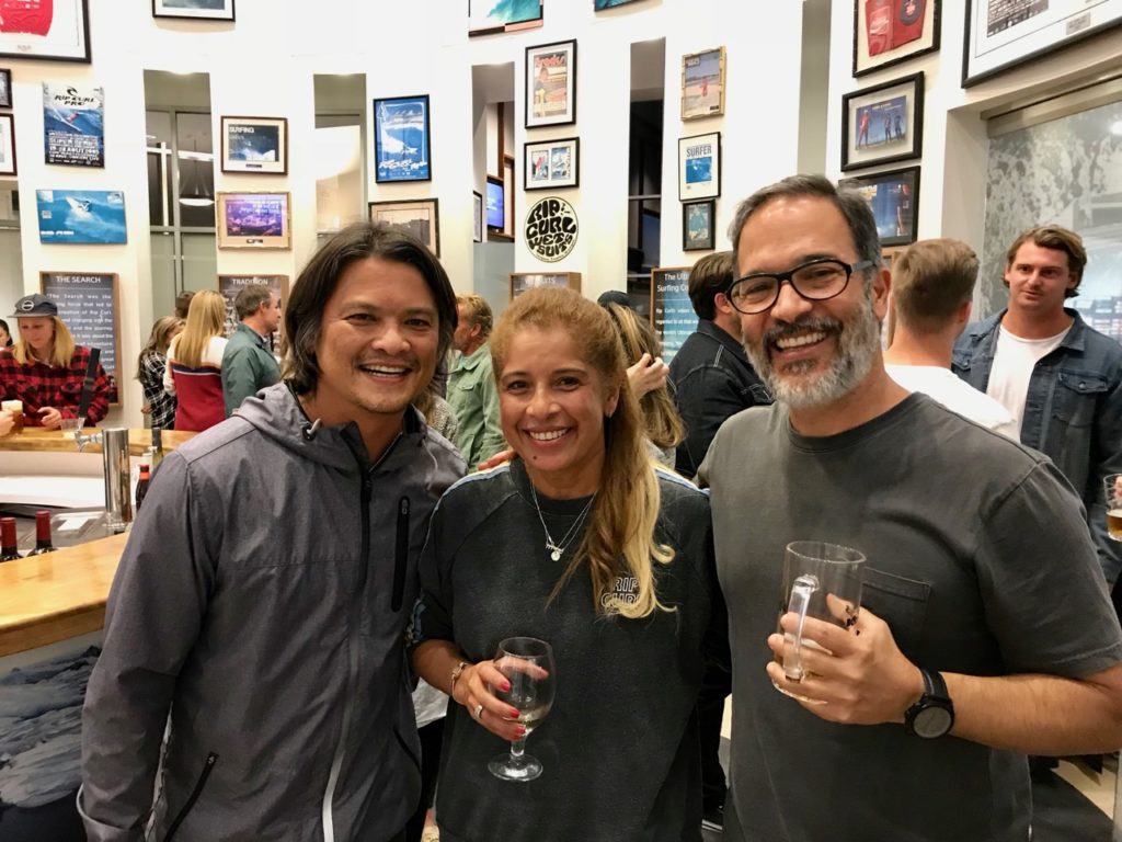 Antonio Escario of Rip Curl, Maky Curren, Pepe Landa of Rip Curl