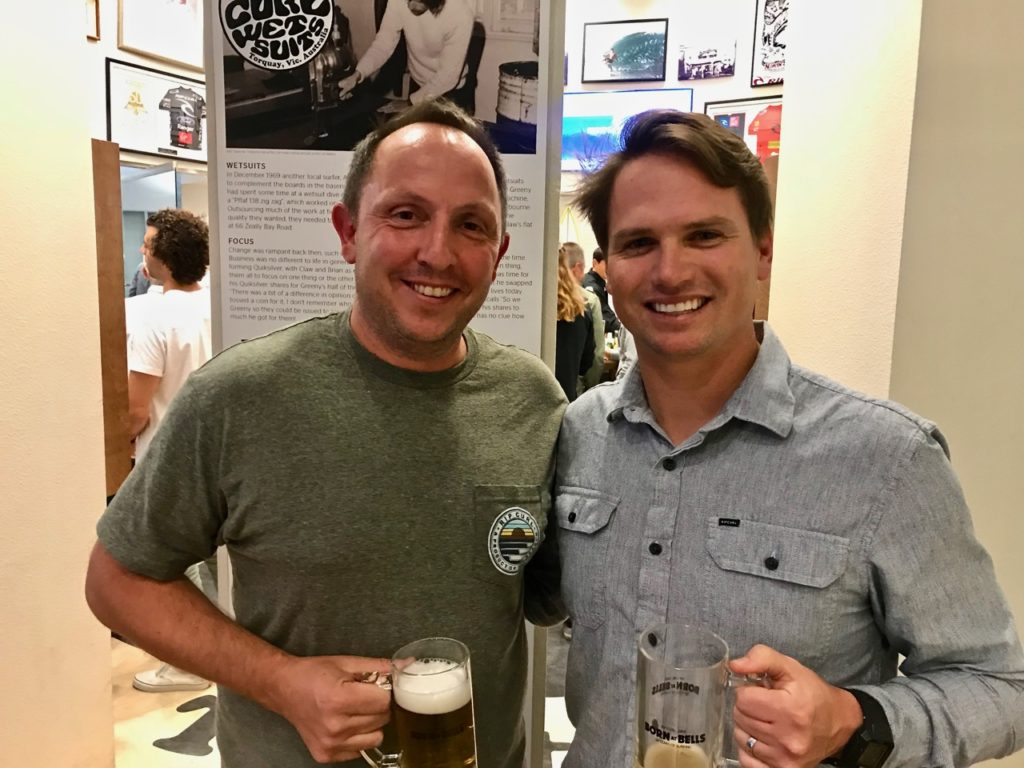 Rip Curl Group CEO Michael Daly and USA President Dylan Slater