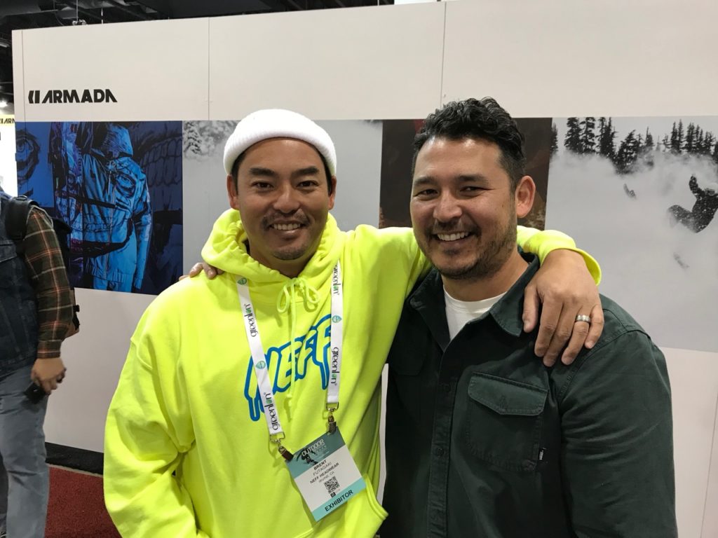 Brent Futagaki of Neff and Michael Hamabe of Vans