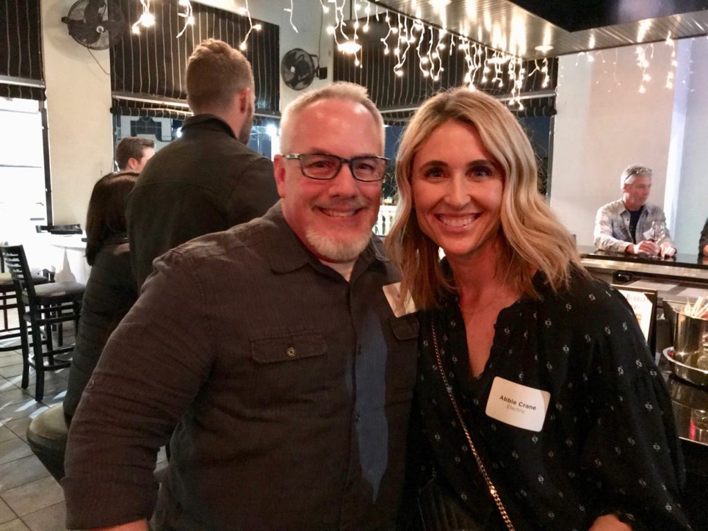Steve Fisher of Surf Expo and Abbie Crane of Electric