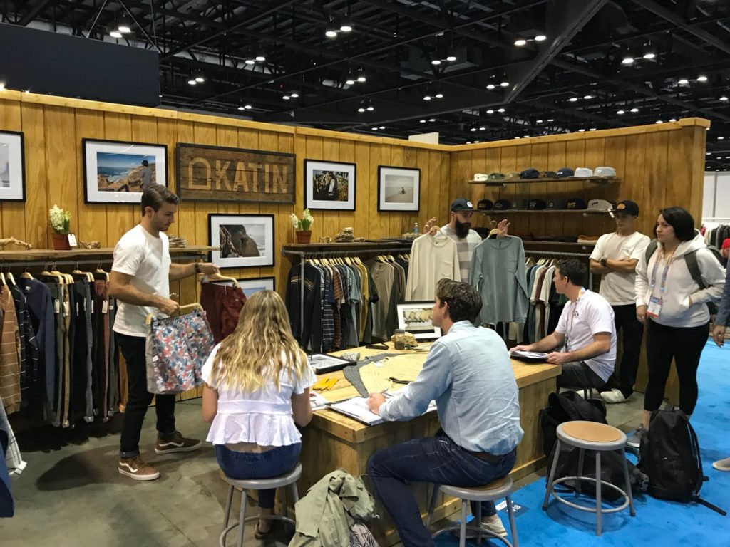 Katin was busy at the show