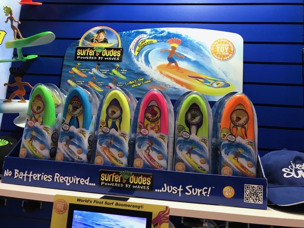 Surfer Dudes are a top selling toy at some surf shops