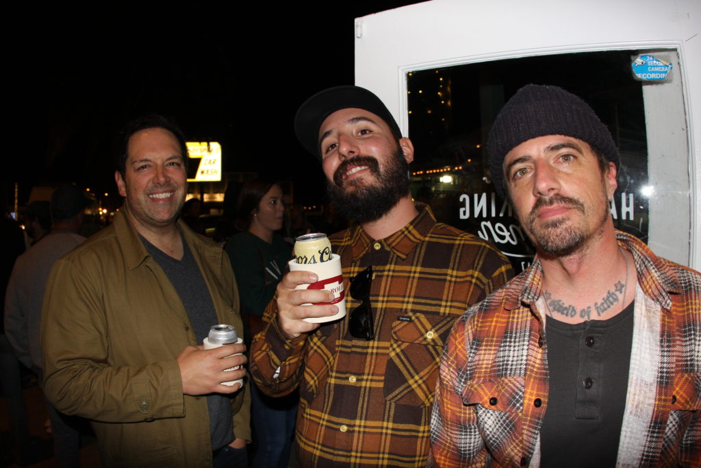 Brixton’s Davide Mattucci, Jay Gonzalez and Peter Stoddard