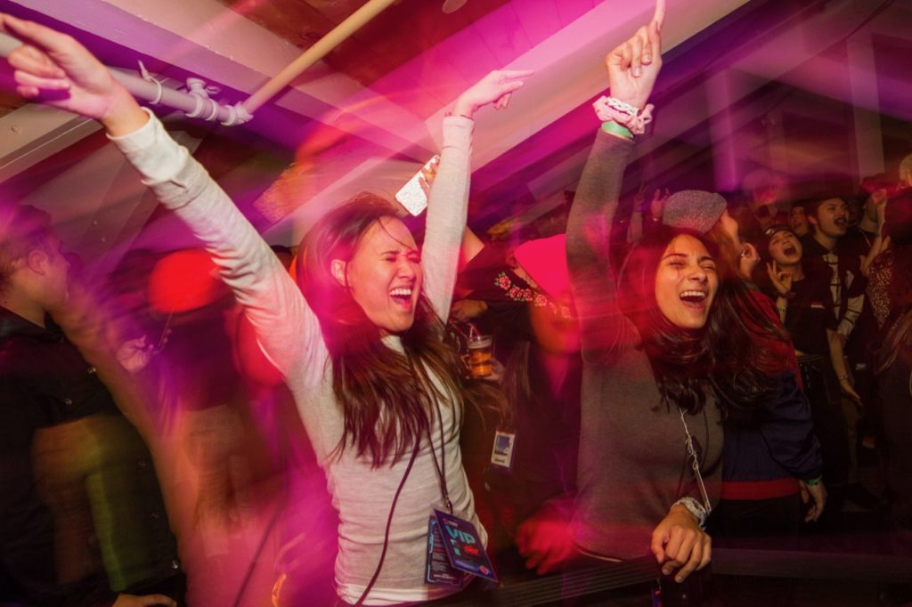 There was lots of dancing - Photo courtesy of Zumiez