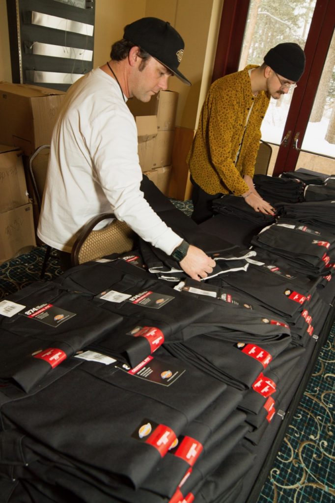 The Dickies gifting table
