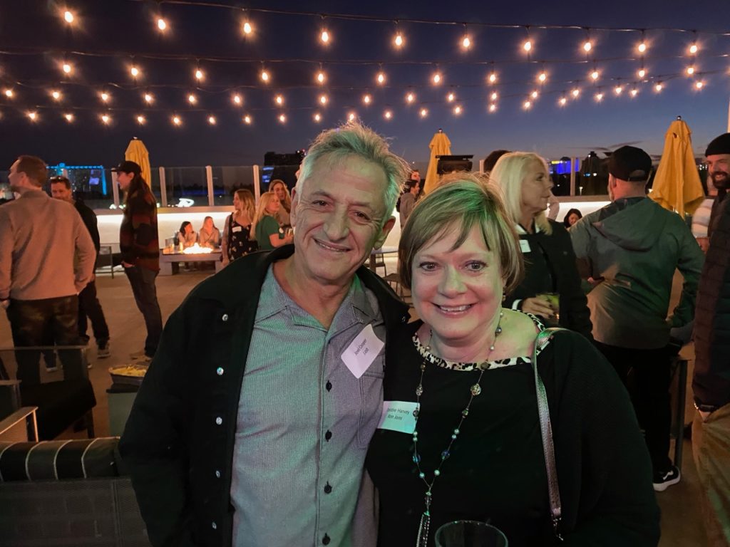 Joel Cooper of Lost and Debbie Harvey of Ron Jon