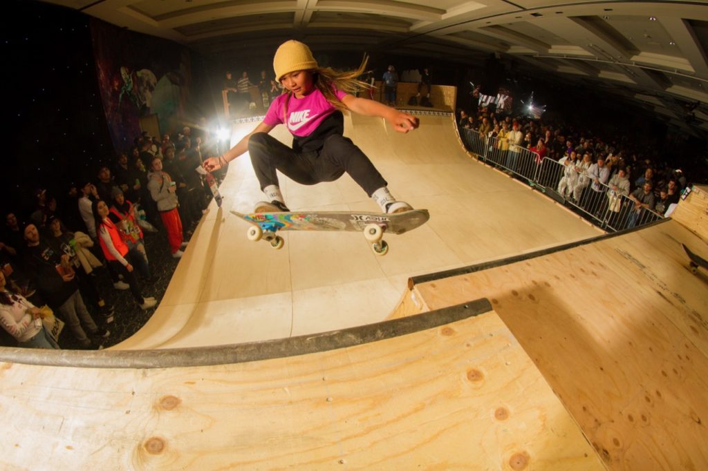 10-year old skater Sky Brown - Photo courtesy of Zumiez