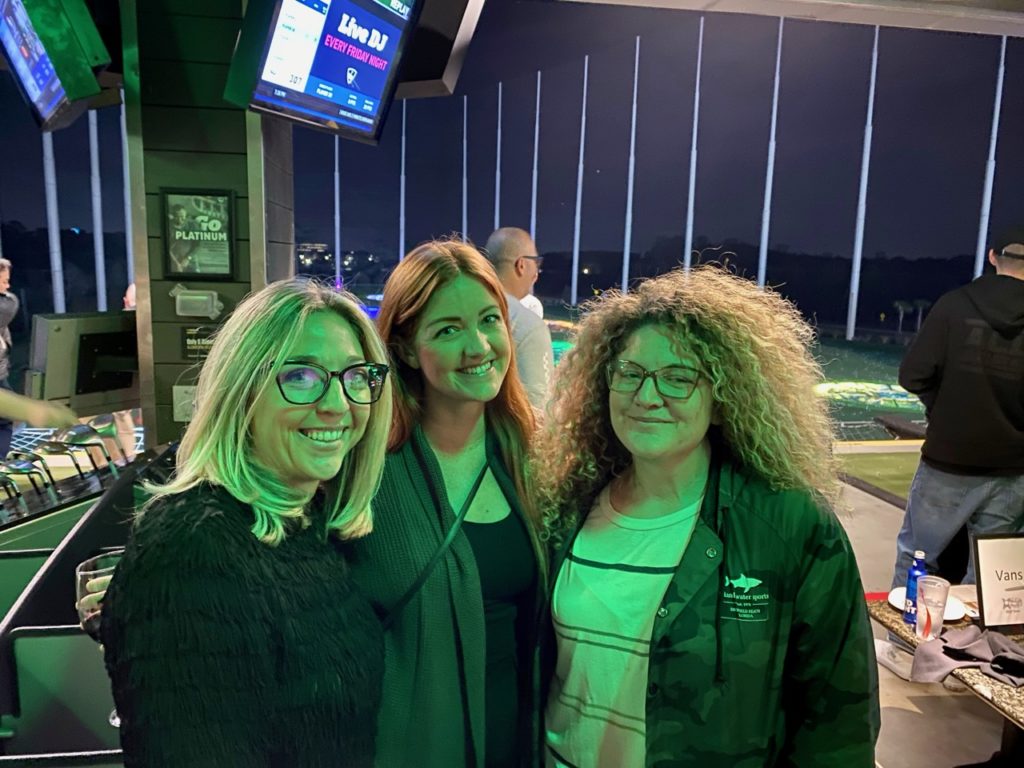 Karly Cottrell of IWS, Christine Warren of Vans, and Linsey Cottrell of IWS