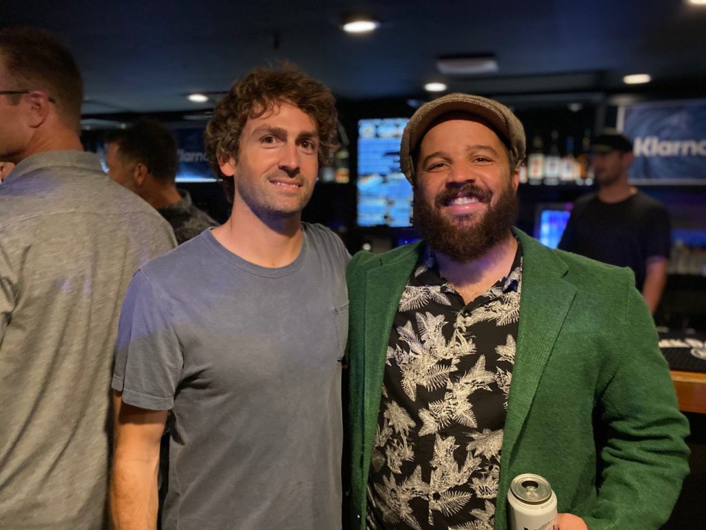 Kyle Sivadge of Otis and Adam Walker of Sanuk