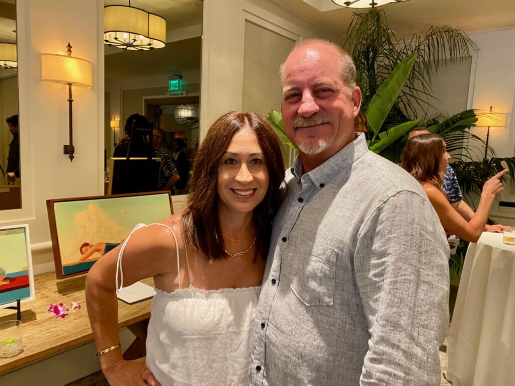 Andrea Harvey and Rip Curl's Paul Harvey