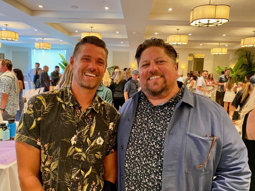 Joe Brown of O'Neill and  Drew Dolkas of Roark