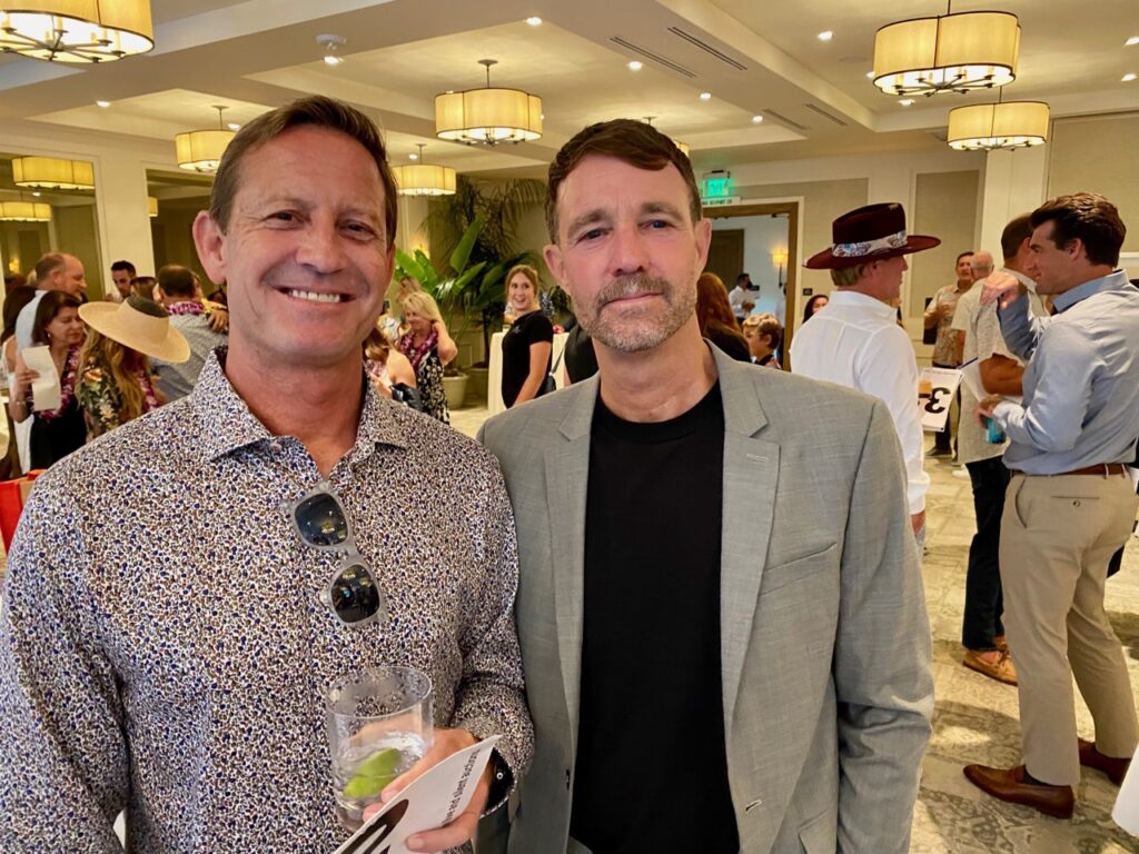 Mike Matey of Reef and Mark Tinkess of O'Neill both sit on the SIMA Board of Directors - SES file photo