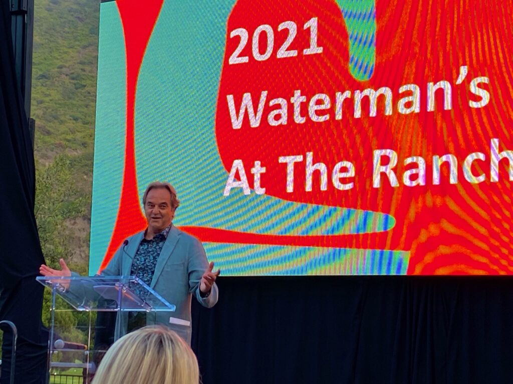 Paul Naude welcoming the group to the event