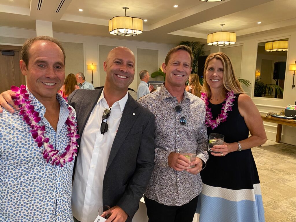 Team Reef: Santiago Aguerre, Mike Jensen, Mike Matey and wife, Amy